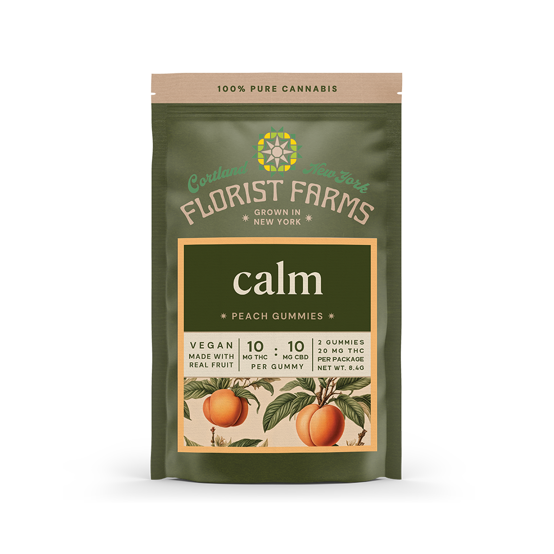 Calm | Peach Gummies | 2pk – Florist Farms