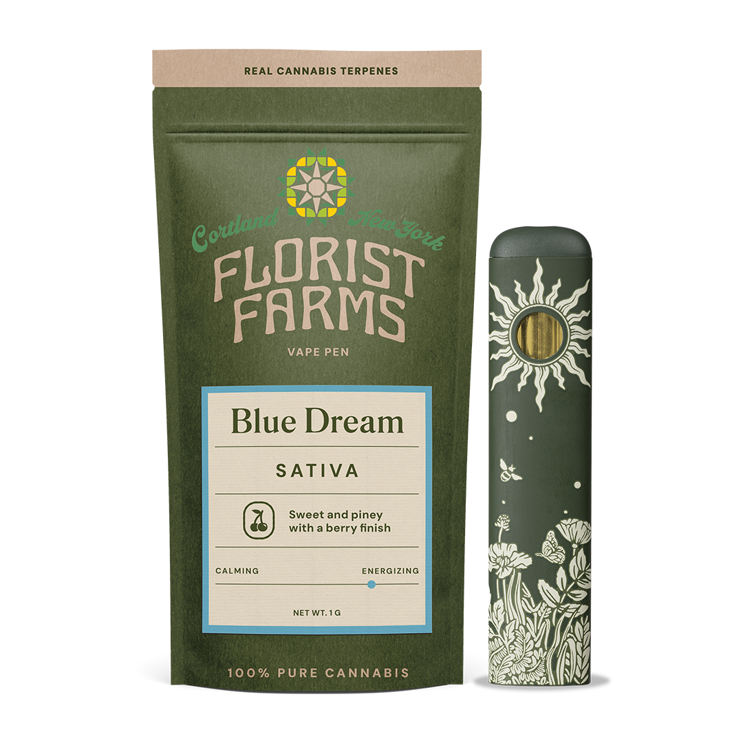 Blue Dream | All-In-One Vape | 1g Florist Farms Blue Dream | All-In-One Vape | 1g Florist Farms