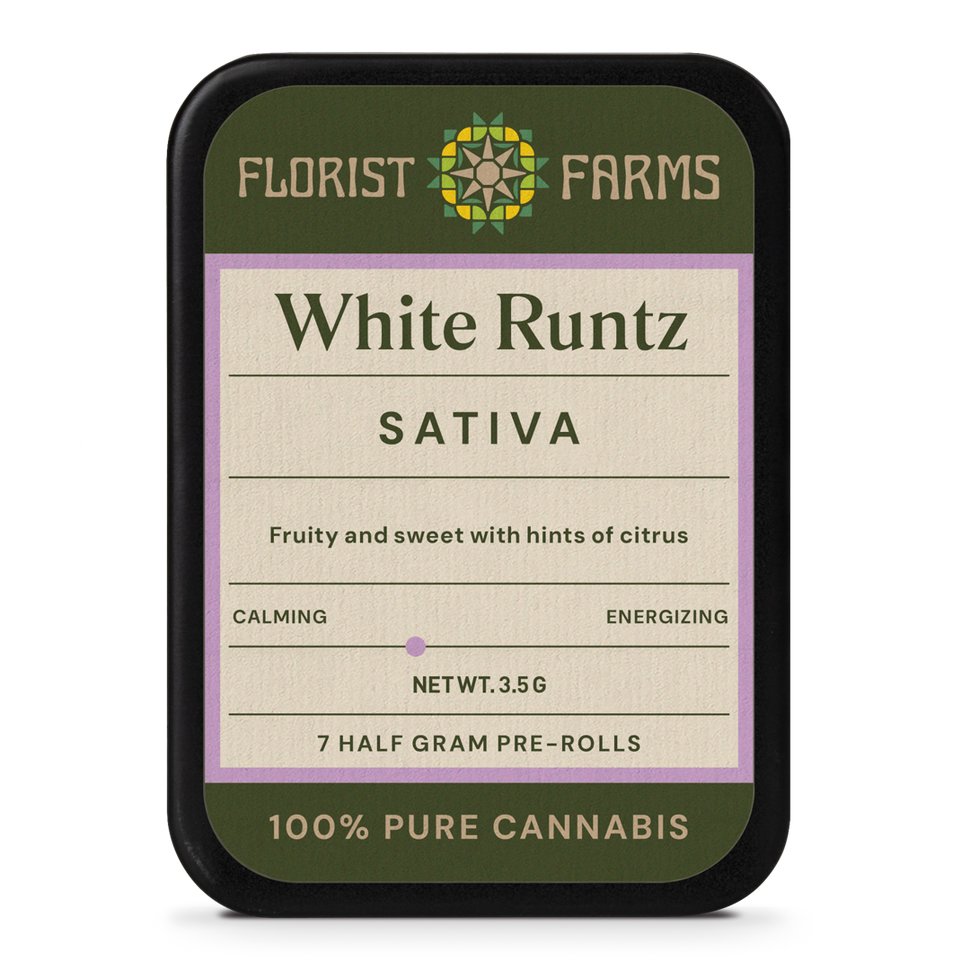 White Runt Blunts White Runtz | 1/2 Gram Joints | 7pk – Florist Farms