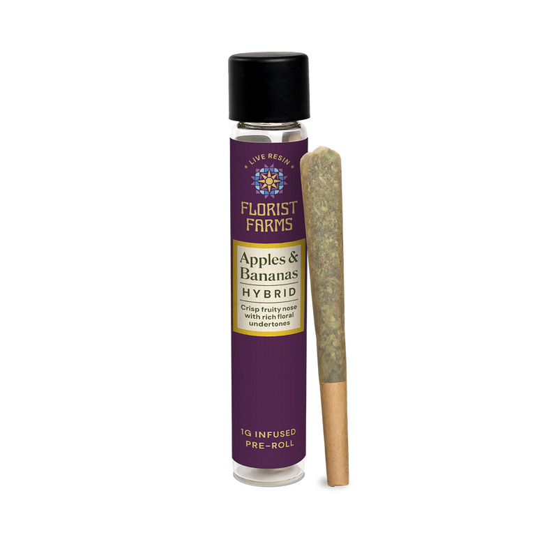 Apples and Bananas | Live Resin Infused | 1 Gram Pre-Roll | Single