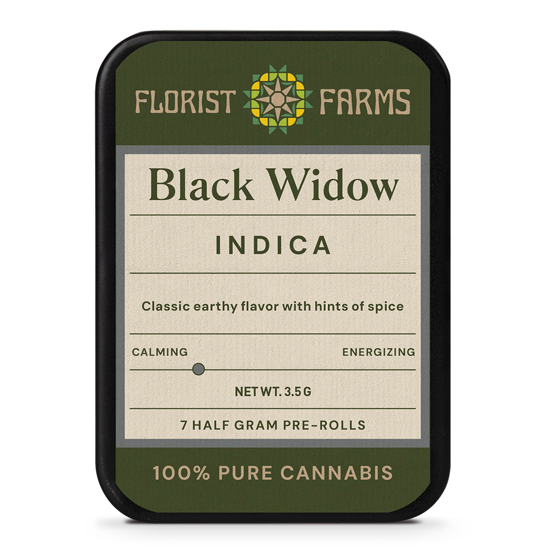 Black Widow | Half Gram Pre-Rolls | 7pk