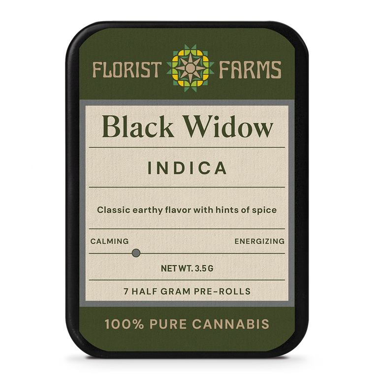 Black Widow | Half Gram Pre-Rolls | 7pk