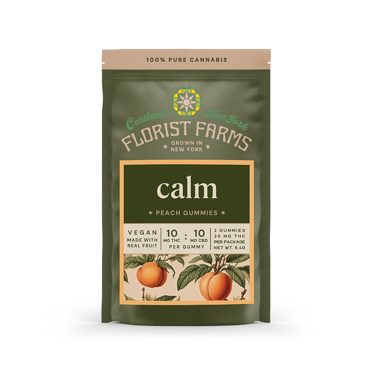 Calm | Peach Gummies | 2pk