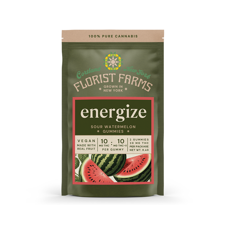Energize | Sour Watermelon Gummies | 2pk