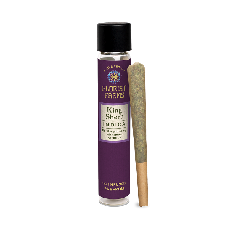 King Sherb | Live Resin Infused | 1 Gram Pre-Roll | Single