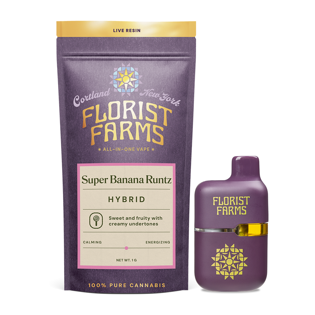 Granddaddy Purple | All-In-One Vape | 1g Florist Farms Granddaddy Purple | All-In-One Vape | 1g Florist Farms