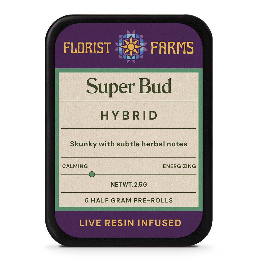 Live Resin Infused Super Bud | Half Gram Pre-Rolls | 5pk