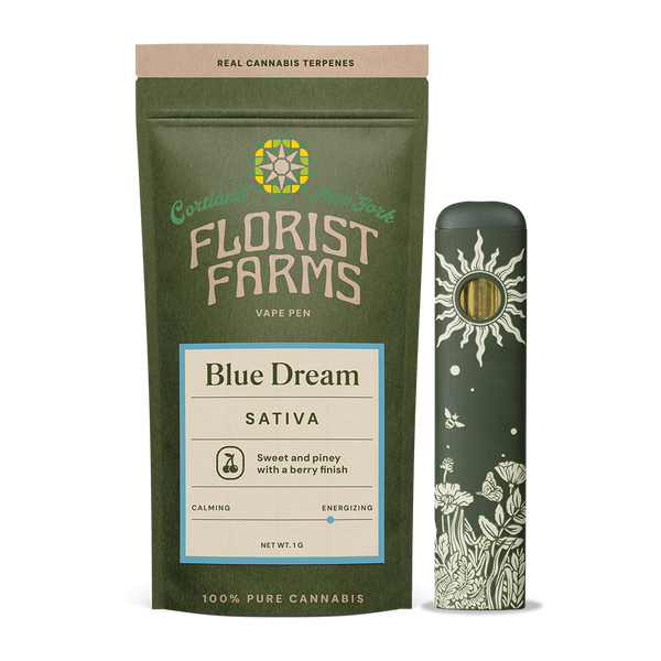 Blue Dream | All-In-One Vape | 1g Florist Farms Blue Dream | All-In-One Vape | 1g Florist Farms