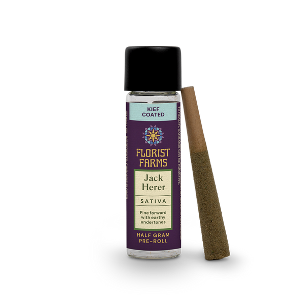 Jack Herer | Kief Coated | Half Gram Pre-Rolls | Single – Florist