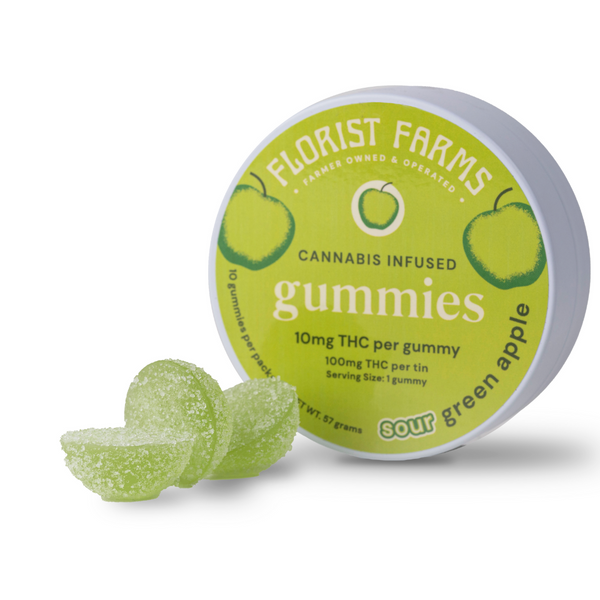 Organic Green Apple Gummies - Natures Euphoria